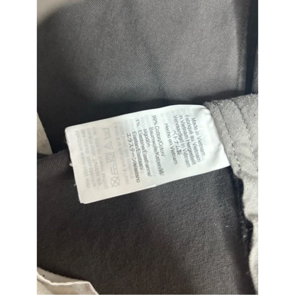 J. Crew Flex 30 x 30 Men's Straight Chinos Pants Charcoal Grey Gray office wear